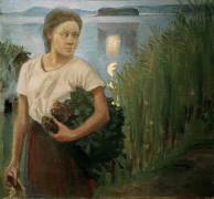 The sauna servant (Akseli Gallen-Kallela) - Muzeo.com