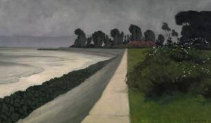 The Sea at Honfleur (Félix Vallotton) - Muzeo.com