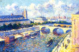 The Seine (Maximilien Luce) - Muzeo.com