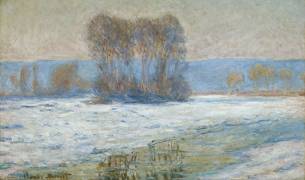 The Seine at Bennecourt (Claude Monet) - Muzeo.com