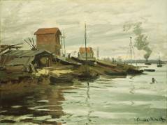 The Seine at Petit-Gennevilliers (Claude Monet) - Muzeo.com