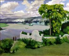 The Seine near La Roche Guyon (Louis Anquetin) - Muzeo.com