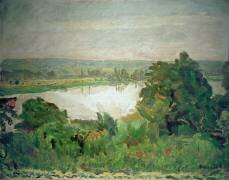 The Seine near Vernon (Pierre Bonnard) - Muzeo.com