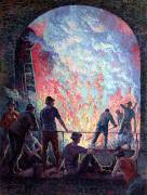 The Steel Works (Maximilien Luce) - Muzeo.com