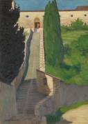 The Steps of the Convent of San Marco (Félix Vallotton) - Muzeo.com