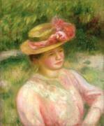 The Straw Hat (Auguste Renoir) - Muzeo.com