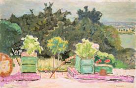 The Terrace at Vernonnet (Pierre Bonnard) - Muzeo.com
