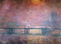 The Thames at Charing Cross (Claude Monet) - Muzeo.com