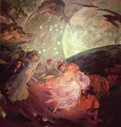 The truth that leads the sciences, repents his light upon men (Albert Besnard) - Muzeo.com