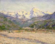 The Valley of the Nervia (Claude Monet) - Muzeo.com