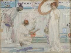 The White Symphony : Three Girls (James Abbott McNeill Whistler) - Muzeo.com