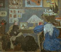 The Woman in Blue (Edouard Vuillard) - Muzeo.com