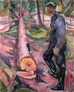 The Woodcutter (Edvard Munch) - Muzeo.com