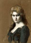 Thérèse Bianchi, plus tard comtesse Joachim Murat (Jean-Jacques Henner) - Muzeo.com