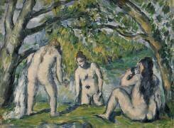 Three Bathers (Paul Cézanne) - Muzeo.com