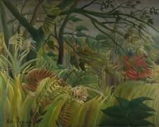 Tiger in a Tropical Storm (Henri Rousseau) - Muzeo.com