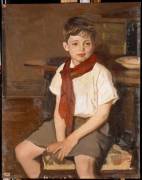 Tommy Thomas ou portrait de jeune garçon (Harrington Mann) - Muzeo.com