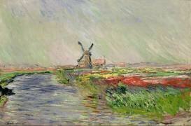 Tulip Field in Holland (Claude Monet) - Muzeo.com