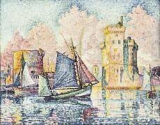 Tuna Boat Entering the Port of La Rochelle (Paul Signac) - Muzeo.com