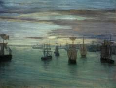 Twilight in Valparaiso (James Abbott McNeill Whistler) - Muzeo.com