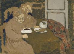Two Women Drinking Coffee (Edouard Vuillard) - Muzeo.com