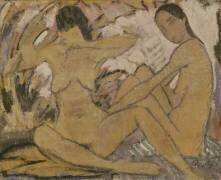 Two Women Sitting (Otto Mueller) - Muzeo.com