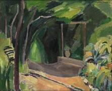 Un coin de jardin (Mildred Bendall) - Muzeo.com