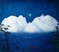 Une nuit d’hiver dans la montagne (Harald Sohlberg) - Muzeo.com