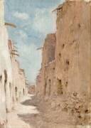 Une rue à Laghouat, Algérie (Etienne Dinet) - Muzeo.com