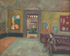 Une salle de la seconde Exposition Post-impressionniste, 1912. La salle Matisse (Roger Fry) - Muzeo.com