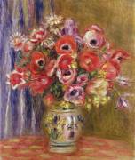 Vase of Tulips and Anemones (Auguste Renoir) - Muzeo.com