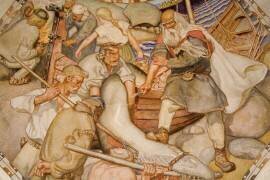 Väinämöinen defeats the sea monster (Akseli Gallen-Kallela) - Muzeo.com