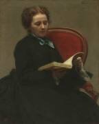 Victoria Dubourg (1840-1926), peintre, plus tard femme de l'artiste (Henri Fantin-Latour) - Muzeo.com