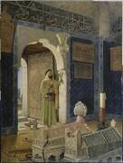 Vieil homme devant des tombeaux d'enfants (Osman Hamdi Bey) - Muzeo.com