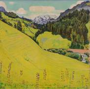 View of the Blüemlisalp (Ferdinand Hodler) - Muzeo.com