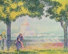View of the Church of Santa Maria degli Angeli (Henri-Edmond Cross) - Muzeo.com