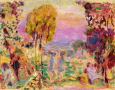 Violet Countryside (Pierre Bonnard) - Muzeo.com