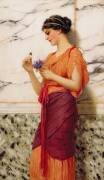 Violets (John William Godward) - Muzeo.com