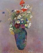 Vision : vase of flowers (Odilon Redon) - Muzeo.com