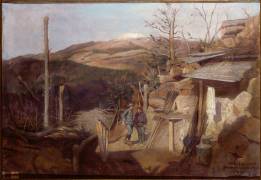 Vue de la roche Sermet à l'Hartmannswillerkopf en 1915 (Gustave Bourgain) - Muzeo.com