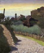 Vue de l'Eglise Saint-Anne (Félix Vallotton) - Muzeo.com
