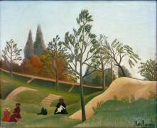 Vue des fortifications (Henri Rousseau) - Muzeo.com