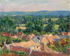 Vue du village de Giverny (Claude Monet) - Muzeo.com