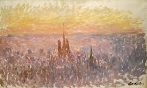 Vue générale de Rouen (Claude Monet) - Muzeo.com