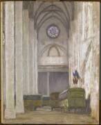 Vue intérieure de l'église des Jacobins de Toulouse en 1916 (Paul Jamot) - Muzeo.com
