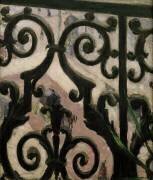 Vue prise à travers un balcon (Gustave Caillebotte) - Muzeo.com