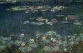 Waterlilies: Green Reflections (Claude Monet) - Muzeo.com