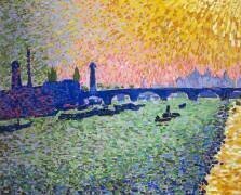 Waterloo Bridge, 1906 (oil on canvas) (André Derain) - Muzeo.com