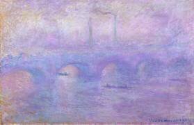 Waterloo Bridge in Fog (Claude Monet) - Muzeo.com