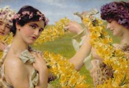 When Flowers Return (Lawrence Alma-Tadema) - Muzeo.com